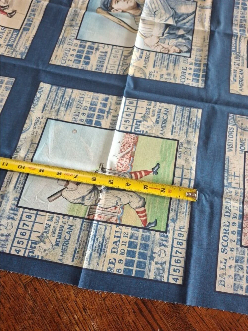 Game Time Baseball Fabric Skyline Studio Benartex #2300 -22